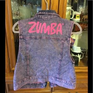 Zumba denim vest